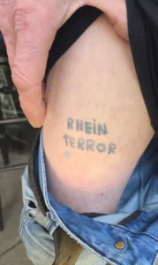 Tattoo Rhein Terror